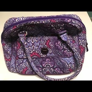 Vera Bradley Bowler Lilac Tapestry